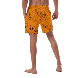 Badshorts - Splatter - Orange/svart