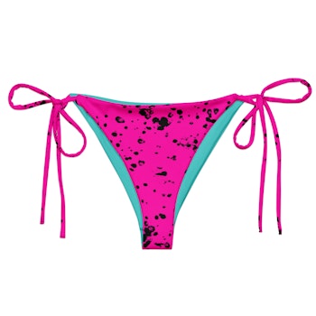 Trekantsbikini underdel - Cerise splatter