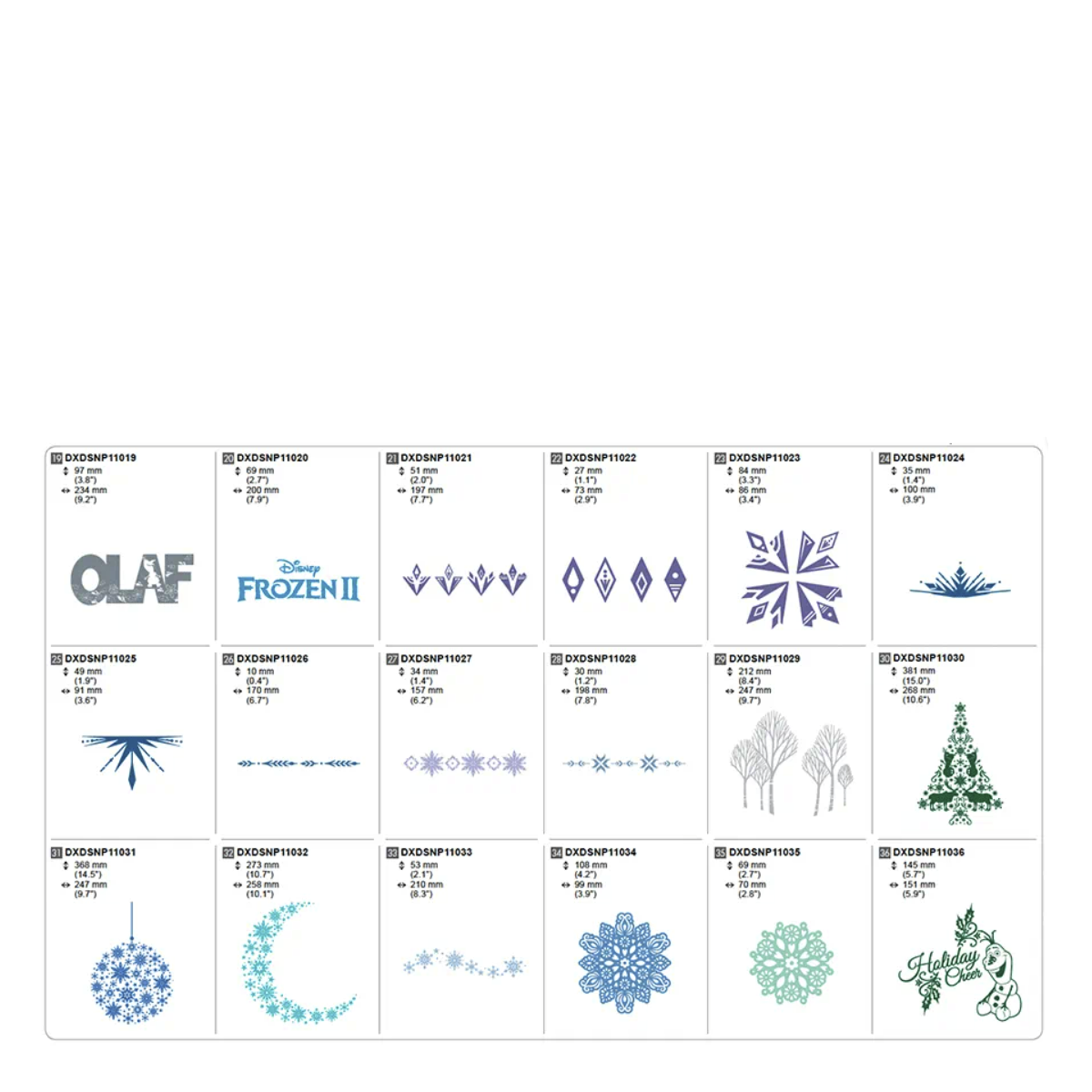 Disney Frozen Ⅱ Design-kollektion Vinylmönster