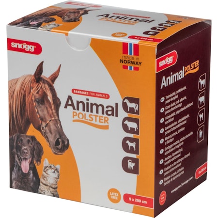 Animal Polster 9cm x 200cm - Selvheftende bandasje