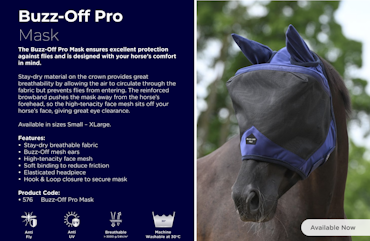 Bucas Buzz-Off Pro Fluemaske