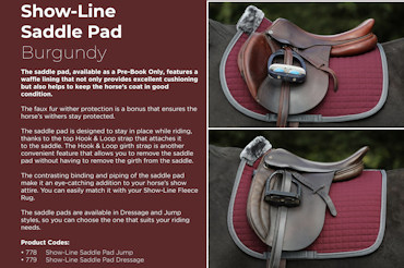 Bucas Show-Line Shabrack - Limited Edition!