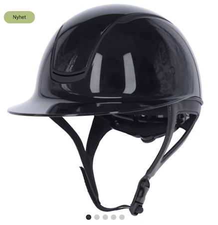 Covalliero Ridehjelm - Black Lacquer