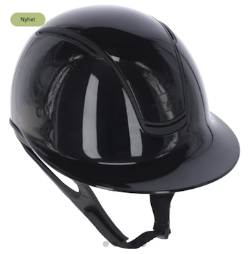 Covalliero Ridehjelm - Black Lacquer