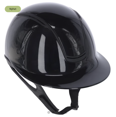 Covalliero Ridehjelm - Black Lacquer