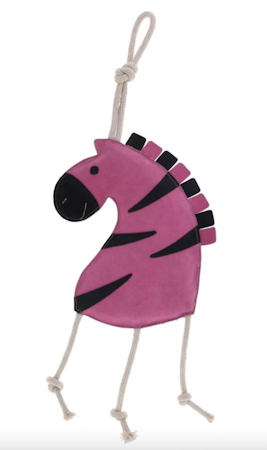 Hesteleke Rosa Zebra