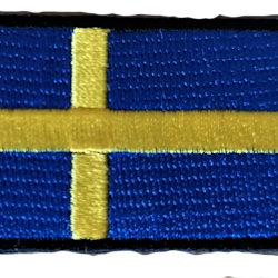 Svensk Flagga med kardborre