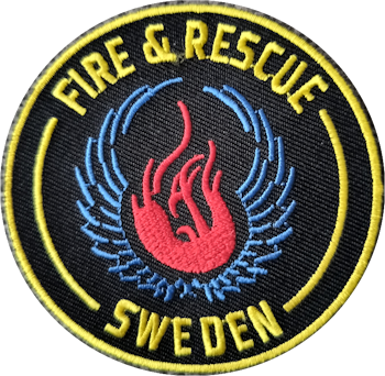 Fire & Rescue Sweden Patch Kardborre