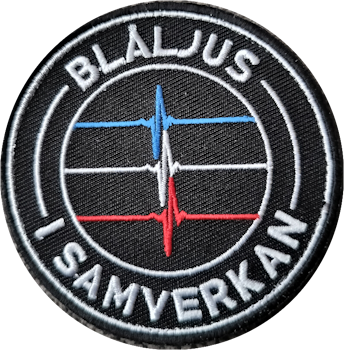 Blåljus i Samverkan Patch Kardborre