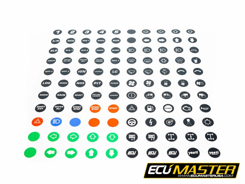 ECUMaster CAN Keyboard knapper 15mm