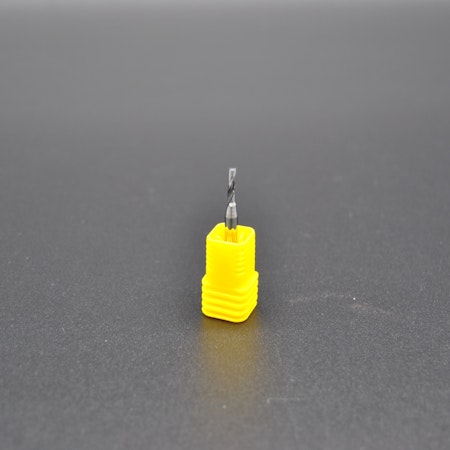1-skjær pinnefres for aluminium - 2mm
