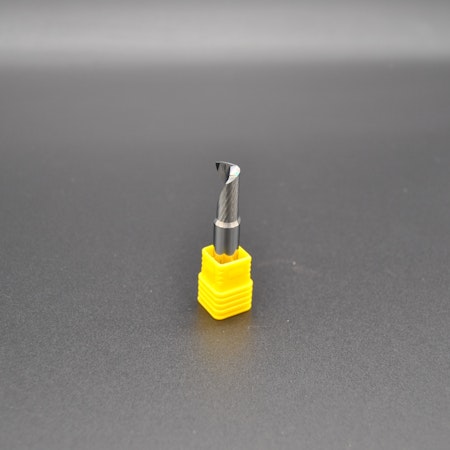1-skjær pinnefres for aluminium - 10mm