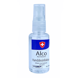 Alco Hand sanitizer, Handdesinfektion 75% i resestorlek 75 ml