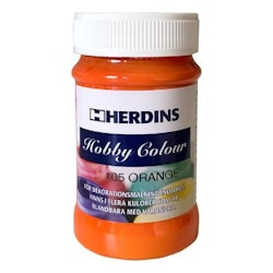 Hobbyfärg Herdins, 100 ml, orange 105