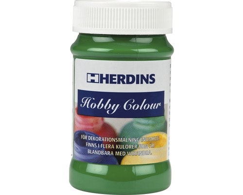 Hobbyfärg Herdins, 100 ml, mörkgrön 110