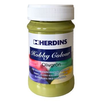 Hobbyfärg Herdins, 100 ml, Olivgrön 109