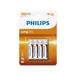 Philips Longlife AAA (4-pakkaus)