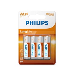 Philips LongLife AA (4-pakkaus)