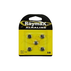 Raymax Alkaline -nappiparisto LR44, 4-pakkaus