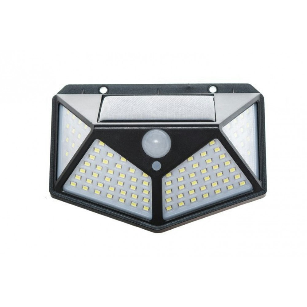 Aurinkokennovalaisin Seinä 100 LED