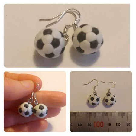 Örhängen - fotbollar