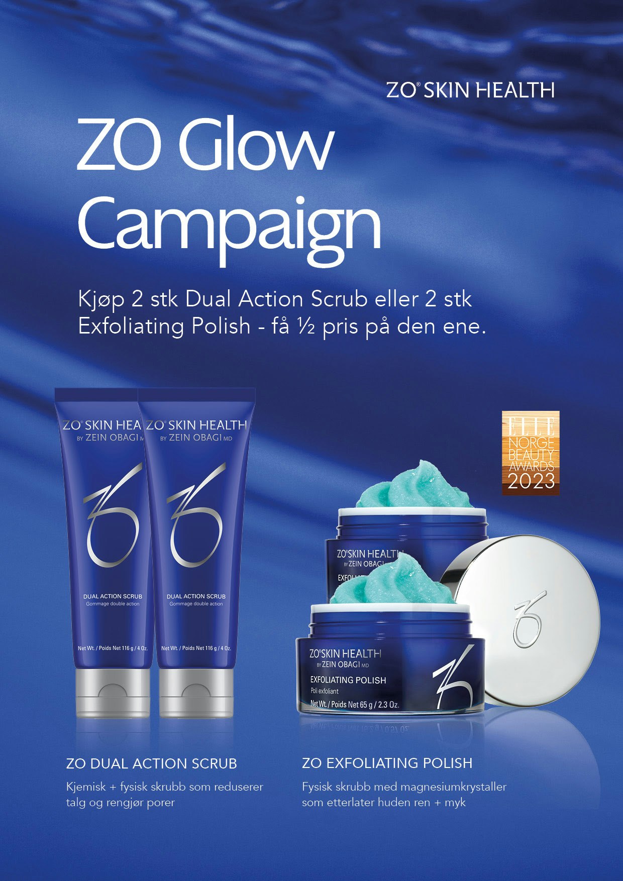 2 PK. ZO® EXFOLATING POLISH. KJØP 1, FÅ ½ PRIS PÅ NR. 2