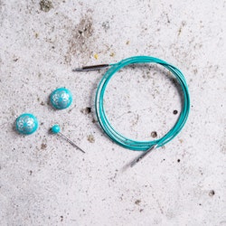 KnitPro Mindful kabel - Swivel 150 cm rundsticka