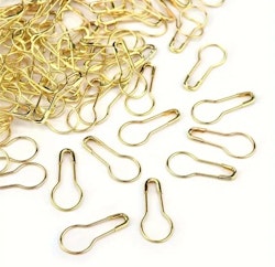 Stickmarkörer i metall - guld 25 stycken