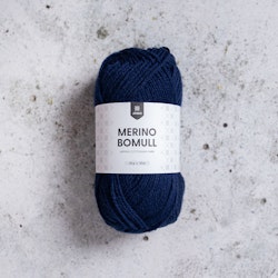 Merino Bomull - 34008 blue depths