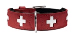 Hunter Collar Swiss 50/S-M Cowleather Red/Black