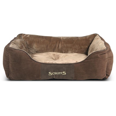 Scruffs Chester Box Bed (M), 60 x 50cm, Chocolate