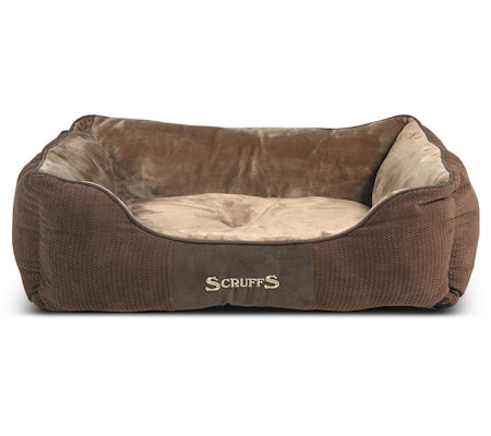 Scruffs Chester Box Bed (L), 75 x 60cm, Chocolate