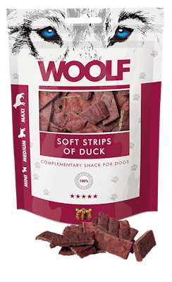 Woolf Soft Strips Of Duck 100G (1009)
