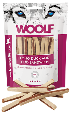 Woolf Duck And Cod Sandwich 100G (1019)