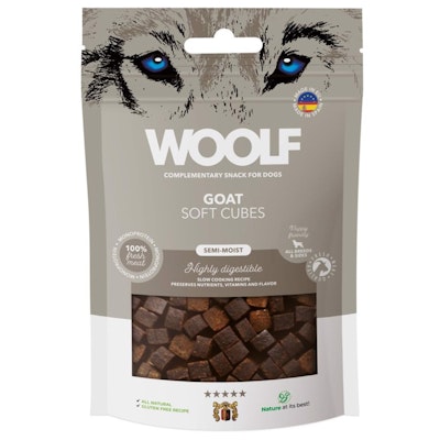 Woolf Soft Cubes Goat 100G