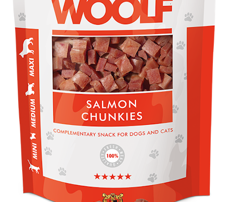 Woolf Salmon Chunkies 100G (1032)