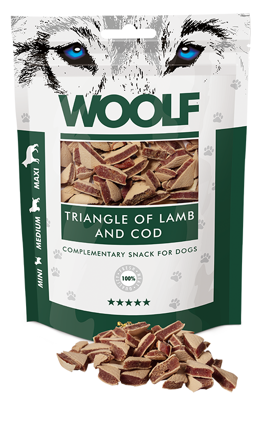 Woolf Triangle Of Lamb And Cod 100G (1031)