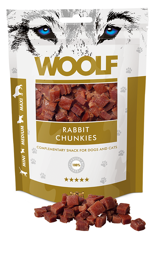 Woolf Rabbit Chunkies 100G (1029)