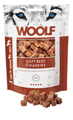 Woolf Beef Chunkies 100G (1037)