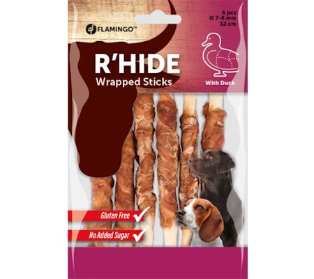 RŒhud DUCK WRAPPED STICK 7/8MM 12CM 6PCS 70GR