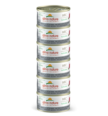 Tuna & White Bait 70g x 6, Almo Nature