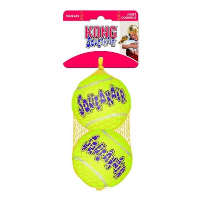 Kong Airdog Squeakair Tennisball 2pk L 8cm