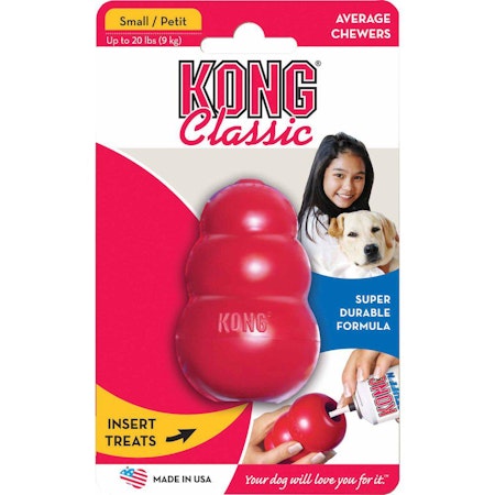 Kong Classic rød S 8X5cm