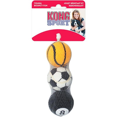 Kong Sport Balls 3pk M, 6,5cm