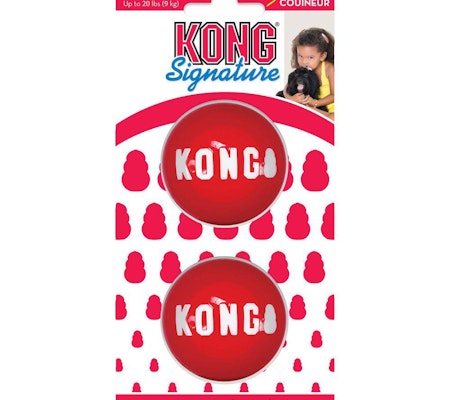 Kong Signature Ball medium 2pk, 6cm