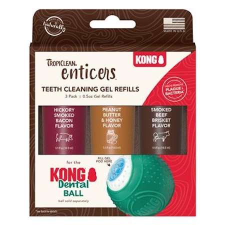 KONG Tropiclean Denta Gel 3 pak. 17 ml.
