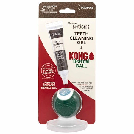 Kong Tropiclean Denta Ball M til hund 11-25Kg