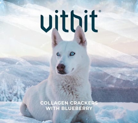 Vitbit Collagen Crackers m/blåbær 70G