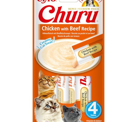 Churu Cat Chicken med beef 4st