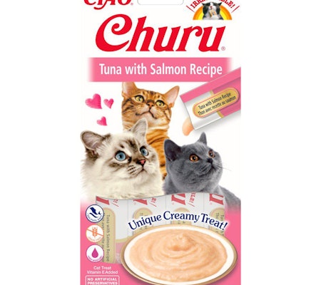 Churu Cat Tuna med laks 4St
